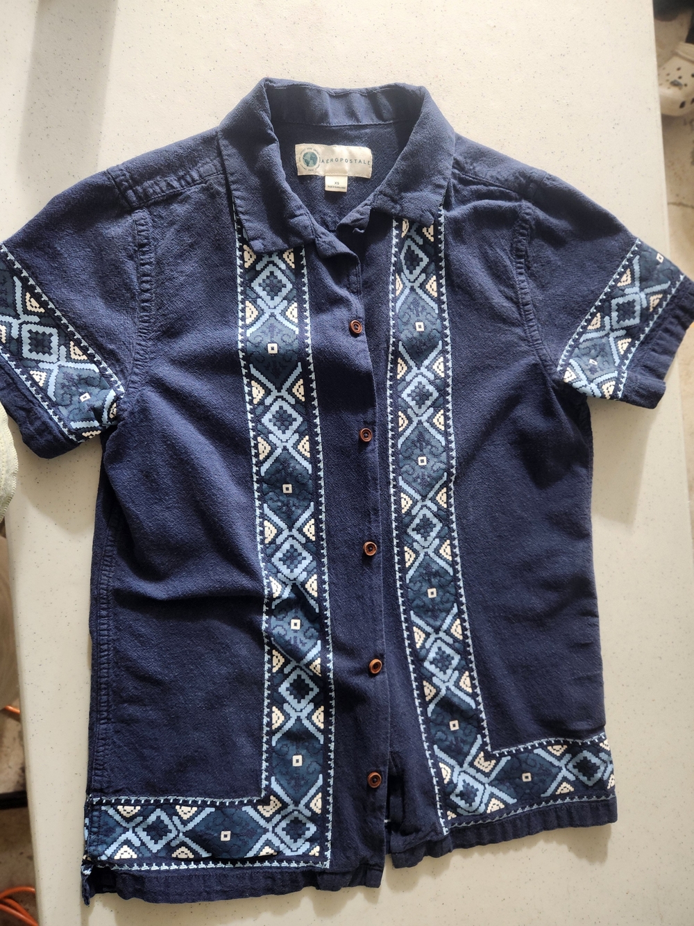 Aeropostale Kids XS Button Down Shirt